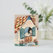 ヴィンテージ誕生日はがき ポストカード (スタンド正面)