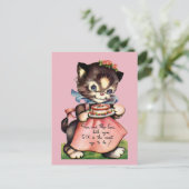 ヴィンテージ誕生日はがき ポストカード (スタンド正面)