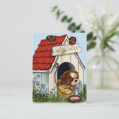 ヴィンテージ誕生日はがき ポストカード (スタンド正面)