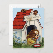 ヴィンテージ誕生日はがき ポストカード (正面/裏面)