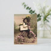 ヴィンテージ誕生日はがき ポストカード (スタンド正面)