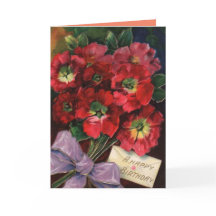 ヴィンテージ誕生日カード