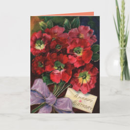 ヴィンテージ誕生日カード カード