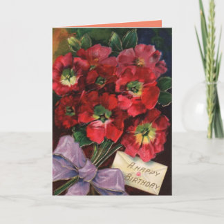 ヴィンテージ誕生日カード カード