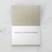 ヴィンテージ誕生日カード カード (内部)