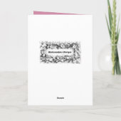 ヴィンテージ誕生日カード カード (裏面)