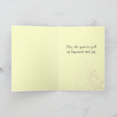 ヴィンテージ誕生日カード カード (内部)