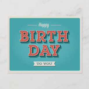 ヴィンテージ誕生日カード#8 ポストカード