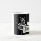 ヴィンテージ誕生日キャッツコーヒーマグ コーヒーマグカップ (中央)