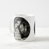 ヴィンテージ誕生日ケーキパパパーティー コーヒーマグカップ (正面左)