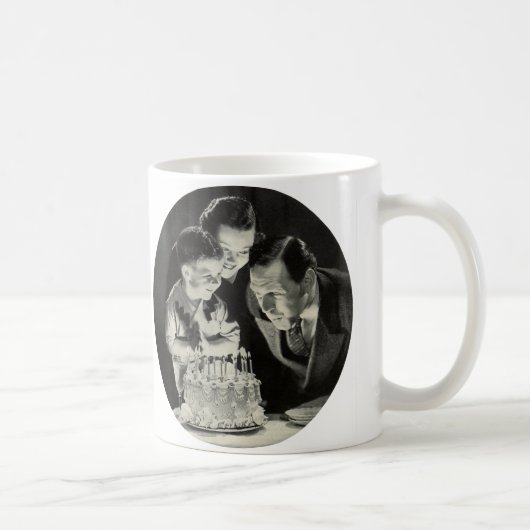 ヴィンテージ誕生日ケーキパパパーティー コーヒーマグカップ (右)