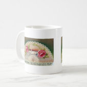 ヴィンテージ誕生日スワンハガキシスターより発送 コーヒーマグカップ (正面左)