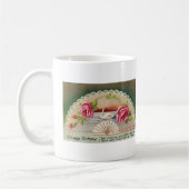 ヴィンテージ誕生日スワンハガキシスターより発送 コーヒーマグカップ (左)