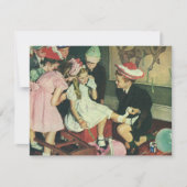 ヴィンテージ誕生日パーティー、ロバに尾をピン留めする (正面)