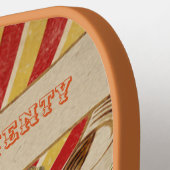 ヴィンテージ誕生日ビグトップピエロ4 ピックルボールラケット (左詳細)