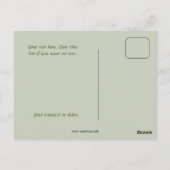 ヴィンテージ誕生日挨拶 ポストカード (裏面)