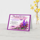 ヴィンテージ誕生日挨拶（花） カード (黄色い花)