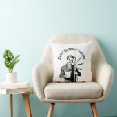 ヴィンテージ誕生日無線アナウンサー クッション (椅子)