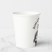 ヴィンテージ誕生日無線アナウンサー 紙コップ (右)