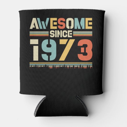 ヴィンテージ誕生日1973 缶クーラー (正面)