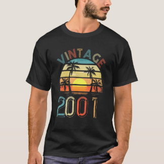 ヴィンテージ誕生日2001男性へ女性21歳Bi Tシャツ