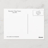 ヴィンテージ誕生日 ポストカード (裏面)