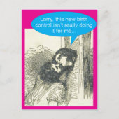 ヴィンテージ誕生管理はがき ポストカード (正面)