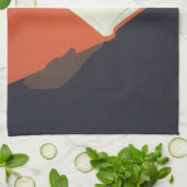 ヴィンテージ読が図書館の本を キッチンタオル (折り畳み)