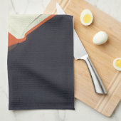 ヴィンテージ読が図書館の本を キッチンタオル (四つ折り)