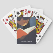 ヴィンテージ読が図書館の本を トランプ (裏面)