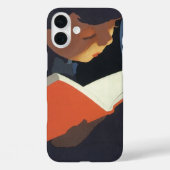 ヴィンテージ読が図書館の本を Case-Mate iPhoneケース (裏面)