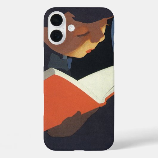 ヴィンテージ読が図書館の本を Case-Mate iPhoneケース (裏面)