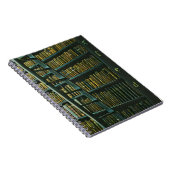 ヴィンテージ読のアートワークの贈り物 ノートブック (右側)