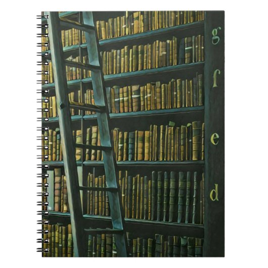 ヴィンテージ読のアートワークの贈り物 ノートブック (正面)