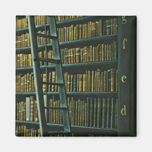 ヴィンテージ読のアートワークの贈り物 マグネット (正面)