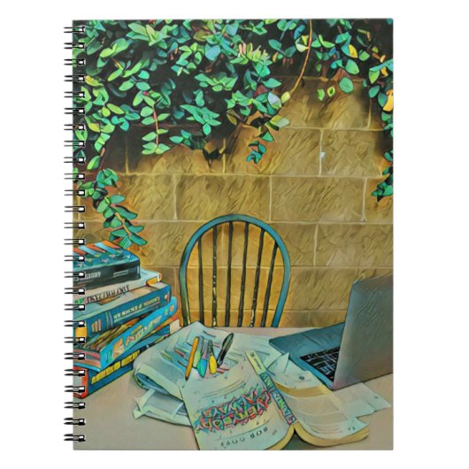 ヴィンテージ読のアートワーク ノートブック (正面)