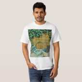 ヴィンテージ読のアートワーク Tシャツ (正面フル)