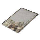 ヴィンテージ読の大パーソナライズされたきなメモ帳 ノートパッド (アングル)