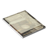 ヴィンテージ読の小パーソナライズされたさなメモ帳 ノートパッド (アングル)