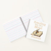 ヴィンテージ読の本の野花 ノートブック (内部)