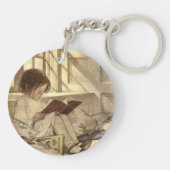 ヴィンテージ読の本、ジェシー・ウィルコック・スミス キーホルダー (裏面)