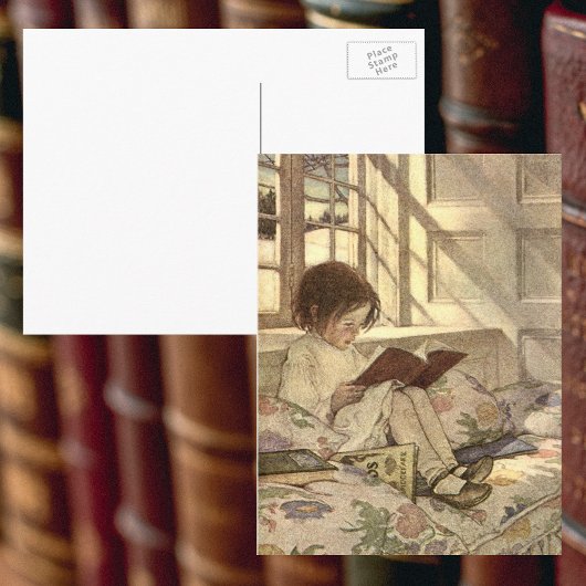 ヴィンテージ読の本、ジェシー・ウィルコック・スミス ポストカード