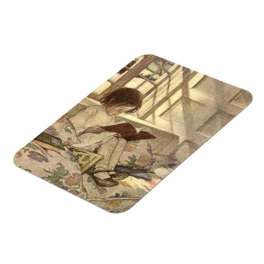 ヴィンテージ読の本、ジェシー・ウィルコック・スミス マグネット (左側)