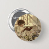 ヴィンテージ読の本、ジェシー・ウィルコック・スミス 缶バッジ (正面&裏面)