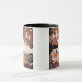 ヴィンテージ読ガールの木の下 マグカップ (中央)