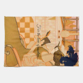 ヴィンテージ読クラシック読書装置 キッチンタオル (横)