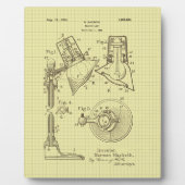ヴィンテージ読マクベスのランプ特許 フォトプラーク (正面)