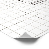 ヴィンテージ読マクベスのランプ特許 ポスター (角)