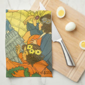 ヴィンテージ読マザーグース キッチンタオル (四つ折り)