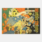 ヴィンテージ読マザーグース ラッピングペーパーシート (正面)